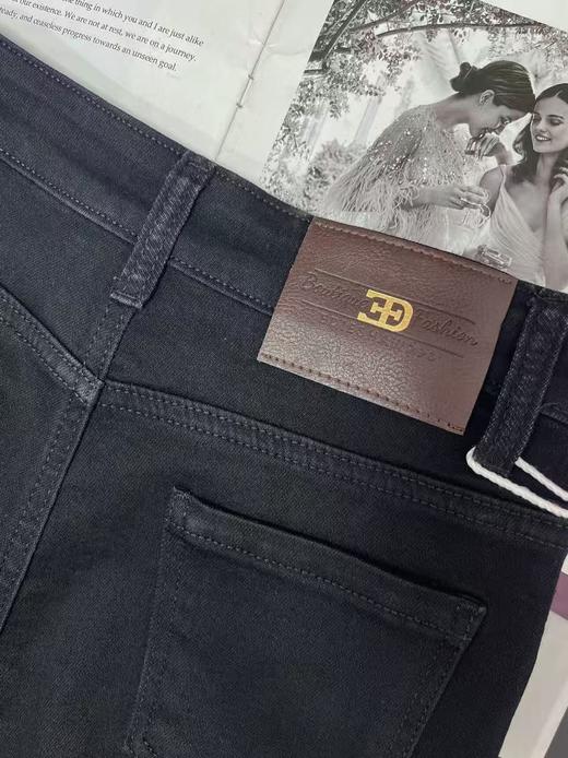 【爆款牛仔】2025秋季新品～1311超显瘦➕高弹力烟管裤法棍牛仔裤-喜出 商品图6