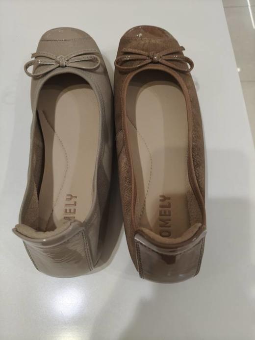 【云粉节】BF楼软底羊皮女鞋时尚圆头2025年春夏新款真皮浅口舒适蝴蝶结单鞋KYQ61026D 吊牌价1080 活动价539 商品图2