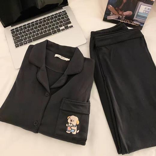 【GZ】无忧购德绒保暖睡衣情侣家居服小狗套装（截单后3-5天发货) 商品图1