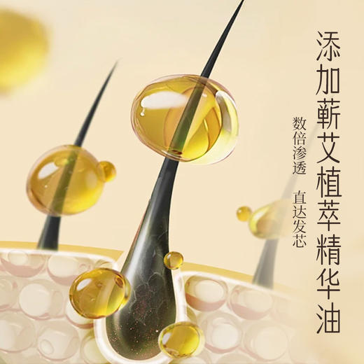 【蕲艾舒润洗发水】蕲艾精油 草本古法护发 泡沫细腻 深层清洁 商品图2