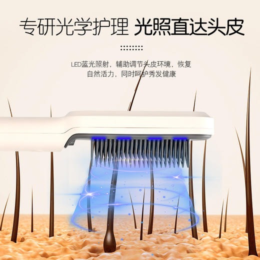 金稻负离子直发梳卷发棒家用懒人夹板持久自动直卷直发器 商品图2