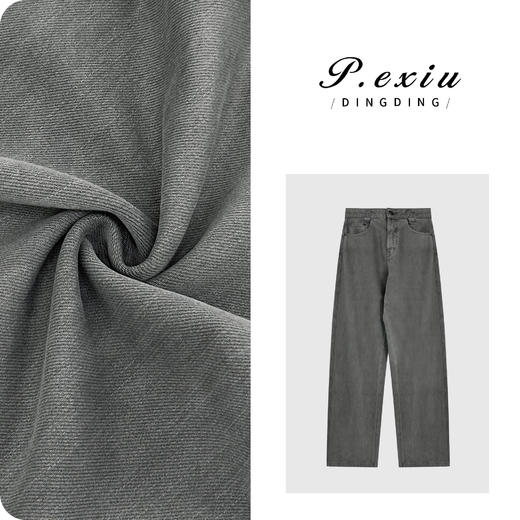 03-2潘依绣丁丁宠粉PanYiXiu/潘依绣天丝重工成衣染复古水洗小弯刀牛仔裤 S88102 商品图0