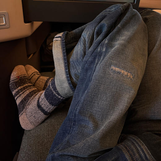 ROMI STUDIO“暖冬”精仿羊毛花纱不规则毛圈松软中筒袜RWCWP35720 商品图0