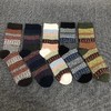 男女款民族风羊毛混纺中筒袜5双组【羊毛】 商品缩略图0