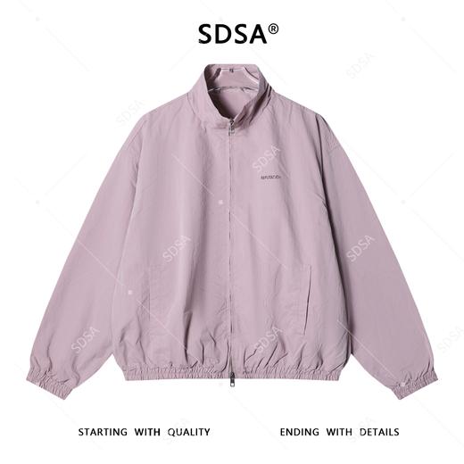 J8006SDSA秋冬新款痞帅男装美式撞色印花字母拉链立领夹克时尚简约外套 商品图0