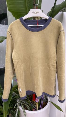 羊羔绒加厚男士圆领套装超柔男士圆领套装 打底保暖 16313652