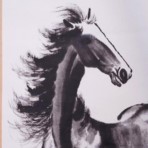 徐悲鸿《立马图》炫彩钞艺画，荣宝燕泰出品  荧光防伪​ 商品图3