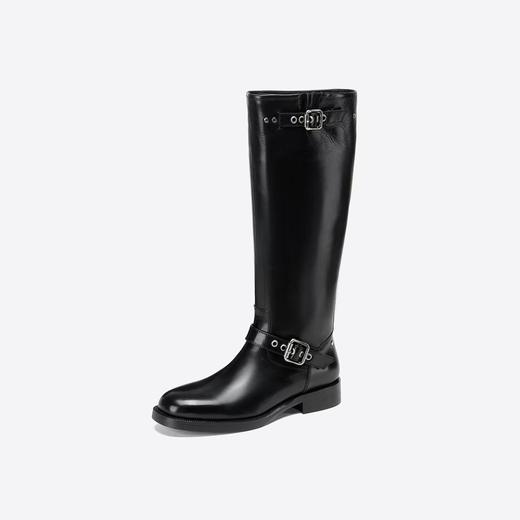 【云粉节】BF楼westory冬季新款圆头皮带扣骑士靴 商品图4