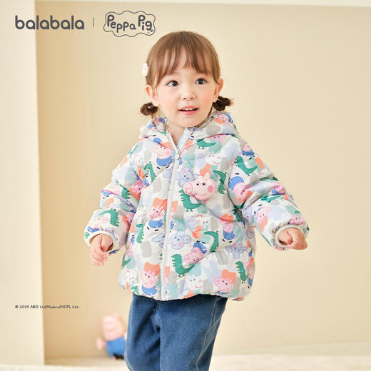 巴拉巴拉儿童羽绒服宝宝男童女童童装加厚保暖萌趣户外防风冬季潮 商品图3