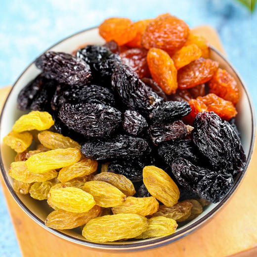 百益兴·三色葡萄干256g  三种口味三重体验 商品图1