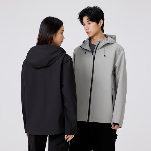 gxg.jeans男装【男女同款】连帽夹克2025秋款登山徒步百搭运动户外男士外套K&C 商品图2