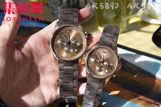 原单   阿玛尼 情侣对表 Ar5890/5891
机芯：进口石英机芯
表壳：316L精钢
表镜：矿物质强化玻璃 商品图5