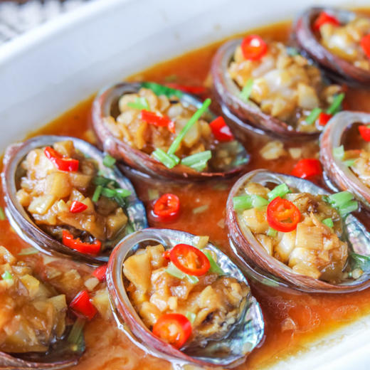 淘鲜拾光 新鲜活冻大号鲍鱼500g（10头）*2 商品图3