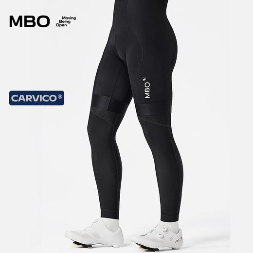 MBO男女科技反光纱线抓绒骑行腿套AL369秋冬 商品图0