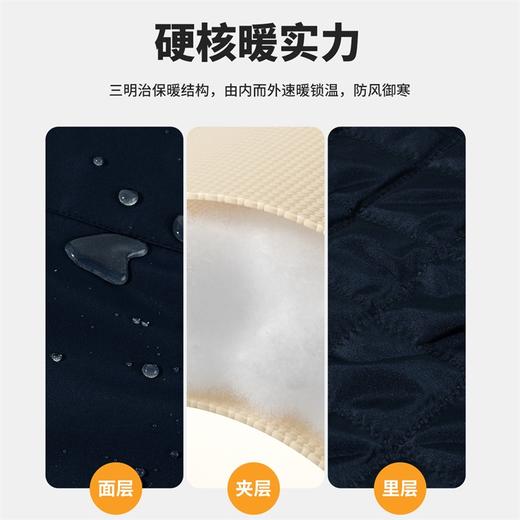 【一衣三穿】秋冬新款男女童户外登山夹棉保暖软壳外套摇粒绒内搭ZB4ES044 商品图7