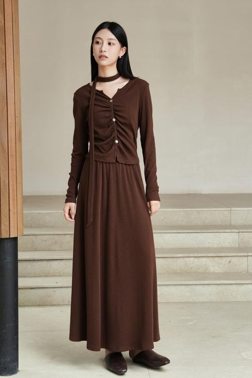 Le Malene 优雅气质风褶皱套装裙 21212 商品图1