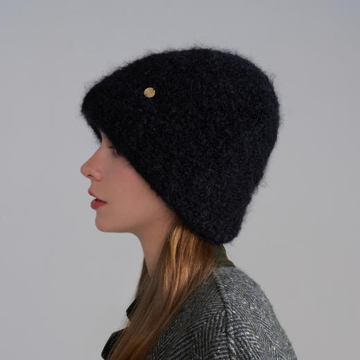 卡蒙马海毛绵羊毛甜美云朵针织帽大头围显脸小KM-9580 商品图4