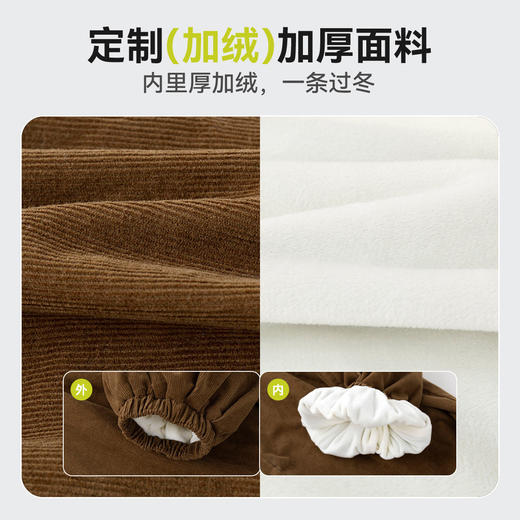 【限时限量】嘟嘟家男童裤子秋冬加绒儿童长裤冬季宝宝休闲童装女童冬装廓形裤 商品图3