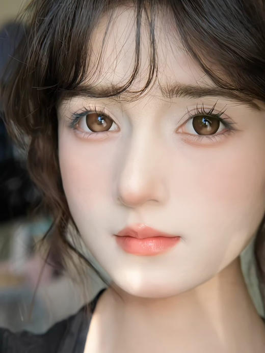 <大直径>Liliyacon-南洋琥珀 棕-14.5mm【日抛六片装/半年抛 0-1000度 含525/575】 商品图1