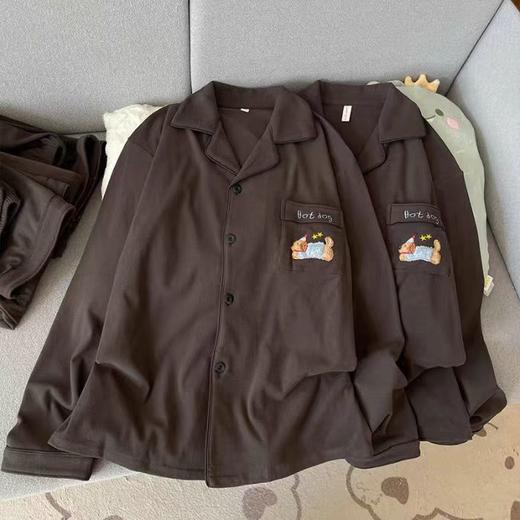 【GZ】无忧购德绒保暖睡衣情侣家居服小狗套装（截单后3-5天发货) 商品图8