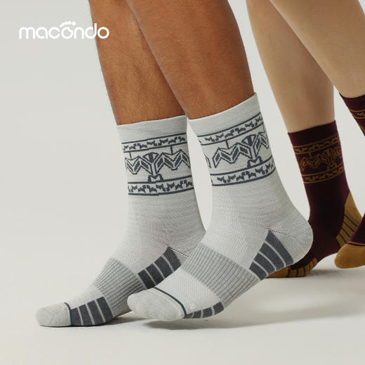 原创单品丨跑步羊毛袜 保暖 不闷脚 5A抑菌防臭 前后掌加厚毛巾底缓震 商品图0