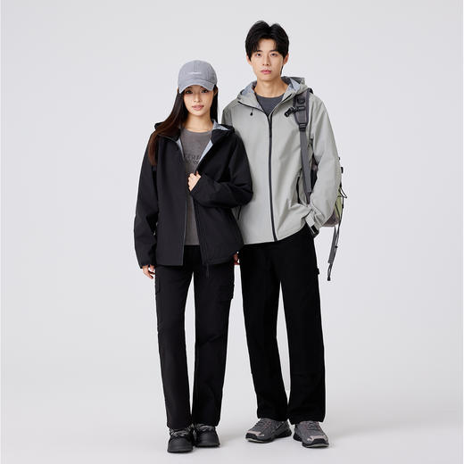 gxg.jeans男装【男女同款】连帽夹克2025秋款登山徒步百搭运动户外男士外套K&C 商品图1