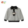 【小小绅士卫衣】秋冬新款加绒保暖套头卫衣男童运动休闲条纹上衣ZB3ES086 商品缩略图2