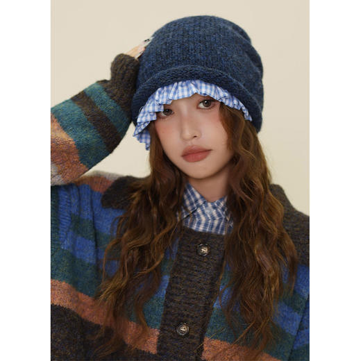 miu系格纹边冷帽纪念日百货门店同款166093294 商品图3