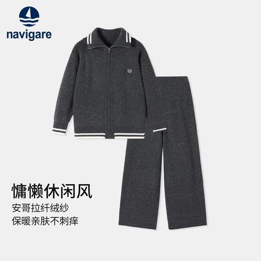 【两件套】【120-165】【纳维凯尔】意大利小帆船童装女童针织套装 商品图3