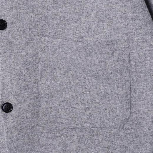 M056SDSA秋冬新款痞帅男装时尚拼色翻领针织衫百搭慵懒风毛衣外套宽松 商品图2