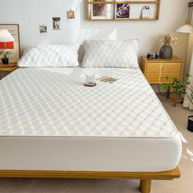 升级A类全棉抗菌大豆床笠 生活级防水纯棉全包床笠