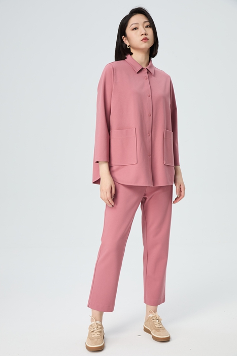 超级显瘦 水淼2025秋新款休闲气质干练针织外套1564