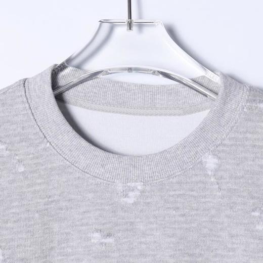 8628SDSA男士秋冬新款痞帅男装潮牌宽松磨破圆领卫衣百搭时尚套头上衣 商品图2