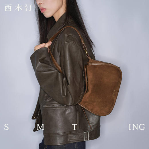 【种草好物馆专属】西木汀 如愿马鞍包斜挎法式包包2025新款女手提单肩包5721 商品图2
