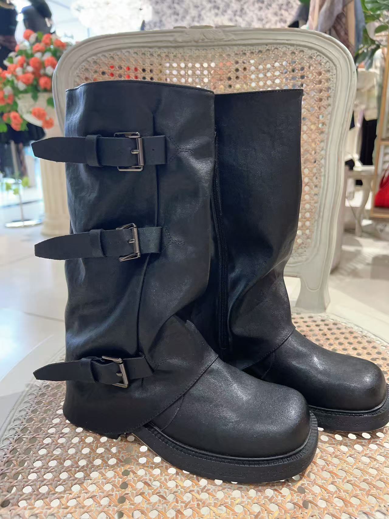 【门店同款】ENJOY秋季侧扣短靴 165245250