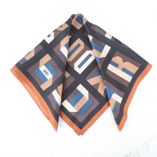 真丝围巾女春秋季百搭轻薄透气优雅方巾 商品图12