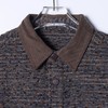 12480SDSA男士秋冬新款痞帅男装潮牌撞色提花口袋翻领长袖衬衫宽松百搭 商品缩略图2