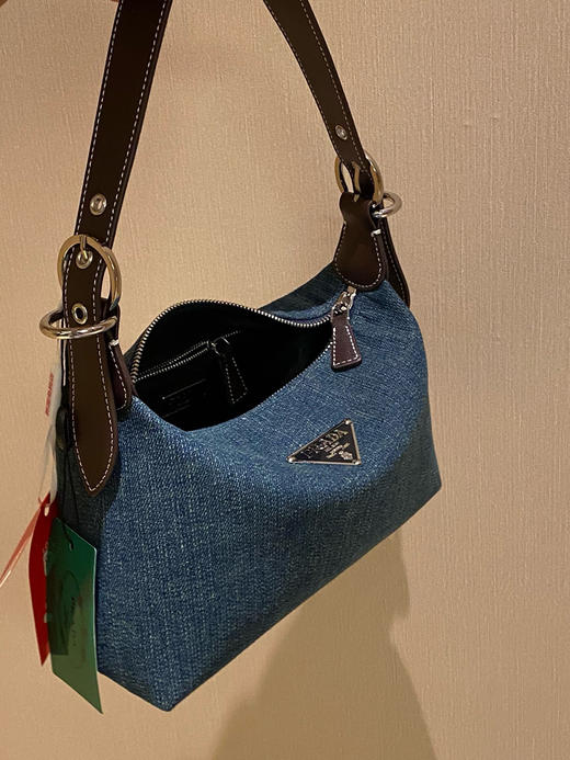 prad*牛仔腋下包中古包Hobo bag！ 商品图2