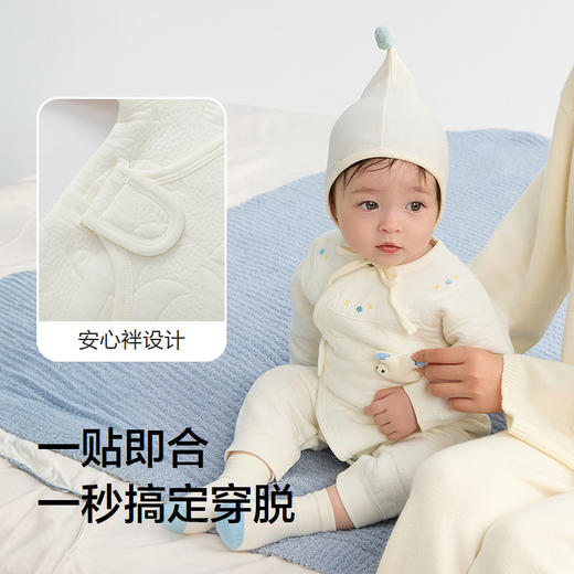 巴拉巴拉balaOne婴儿连体衣宝宝睡衣爬服哈衣2025新款亲肤柔软萌 商品图3