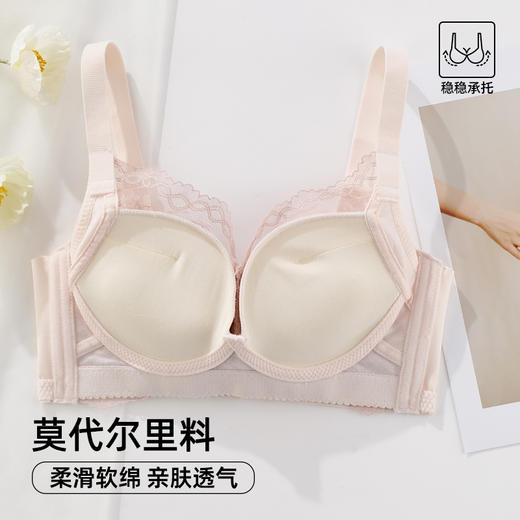 雅黛俪小胸聚拢显大女士内衣性感蕾丝提拉收副乳文胸罩 商品图3