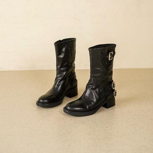 【云粉节】BF楼westory冬季新品英伦风女靴 商品图6