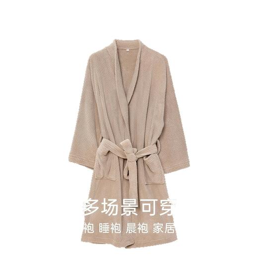 【速干可穿式浴袍女】新款四季可穿成人秋冬浴衣睡袍男士 吸湿透气 商品图4