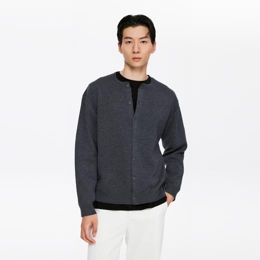 oneup羊毛男式针织开衫 商品图2