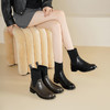 Westory2025年冬季方头平跟收腿切尔西靴休闲百搭弹力短靴S25DS85761 商品缩略图3