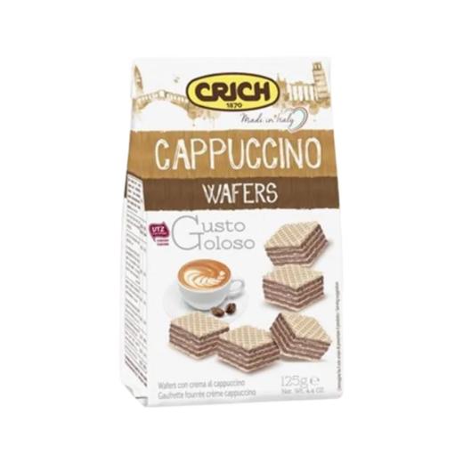 【超市】可意奇卡布奇诺奶油味威化饼干125g 商品图0