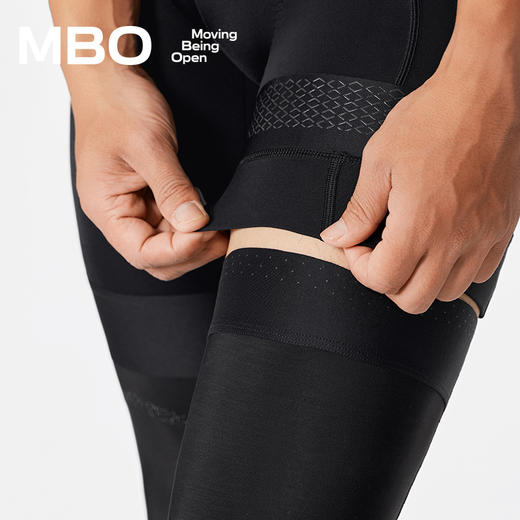 MBO男女科技反光纱线抓绒骑行腿套AL369秋冬 商品图6