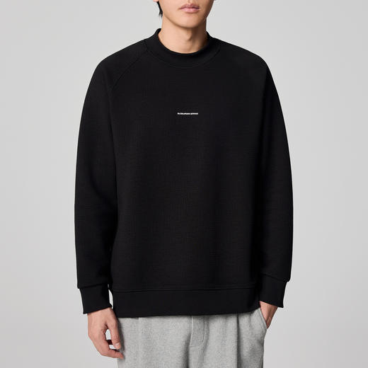 墨麦客男装加绒圆领男士卫衣500g字母印花卫衣男55733 商品图1