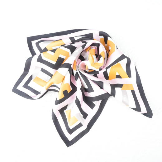 真丝围巾女春秋季百搭轻薄透气优雅方巾 商品图3