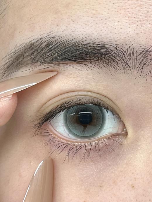 pfgirlcon半年抛 饱和泪/薄荷茶/梨花雨 14.2mm 棕/灰/绿 商品图6