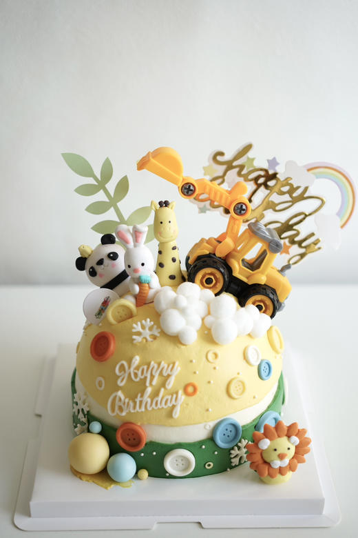 主题奶油蛋糕 | 鲜果原味奶油 - 动物园 商品图0